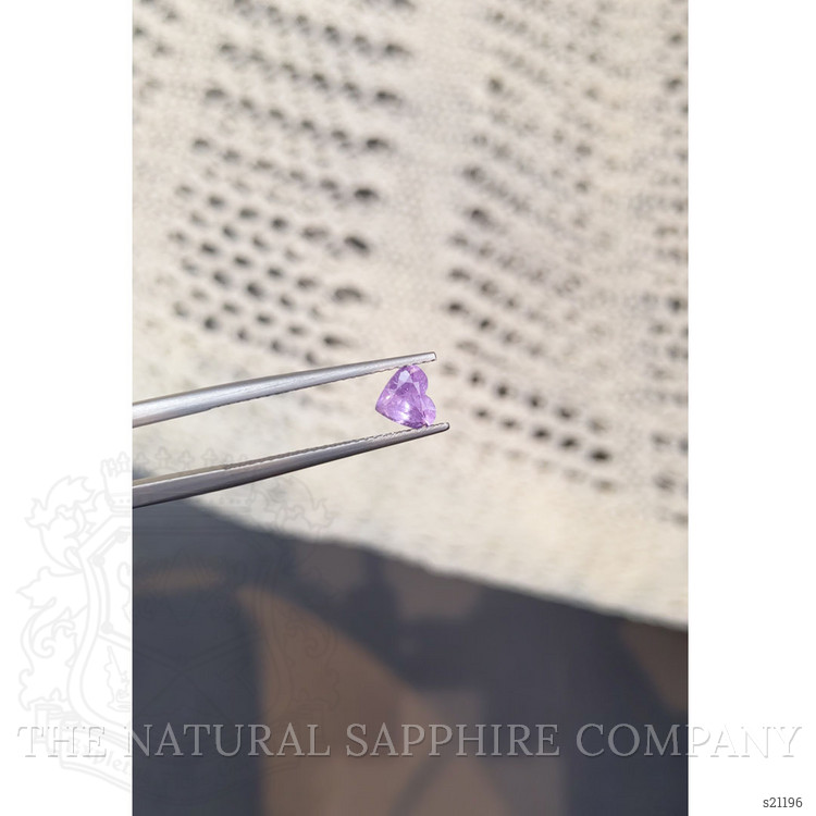 0.67 Ct. Purple Sapphire from Ceylon (Sri Lanka)