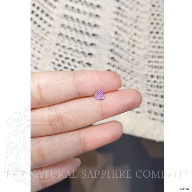 0.67 Ct. Purple Sapphire from Ceylon (Sri Lanka)