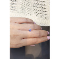 0.61 Ct. Blue Sapphire from Ceylon (Sri Lanka) Life Style