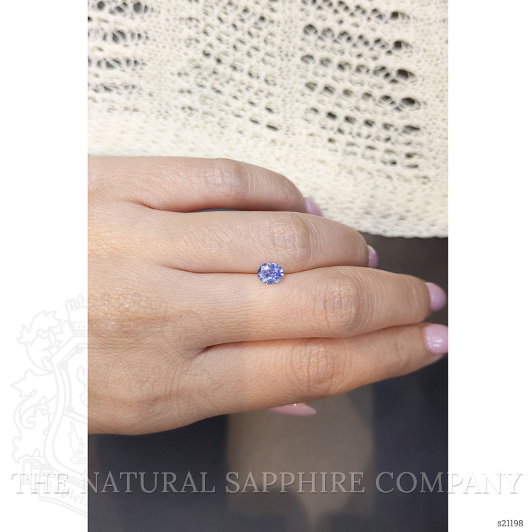 0.61 Ct. Blue Sapphire from Ceylon (Sri Lanka)