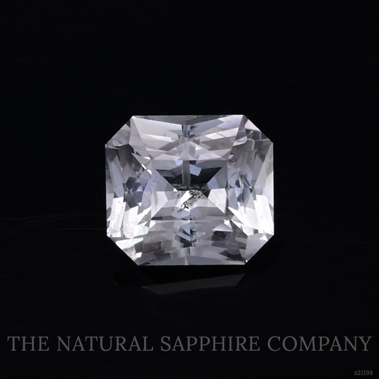 1.32 Ct. White Sapphire from Ceylon (Sri Lanka)