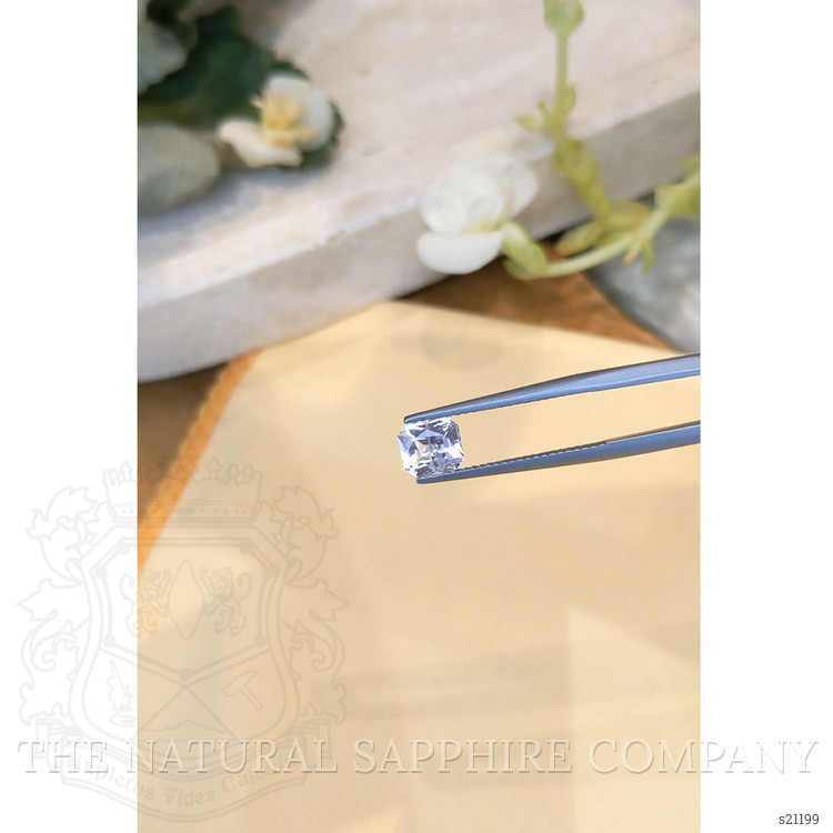 1.32 Ct. White Sapphire from Ceylon (Sri Lanka)