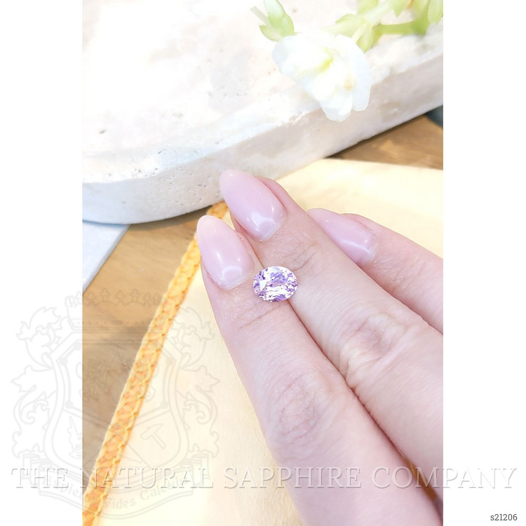2.19 Ct. Peach Sapphire from Ceylon (Sri Lanka)