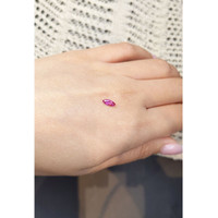 0.38 Ct. Reddish Pink Sapphire from Ceylon (Sri Lanka) Life Style