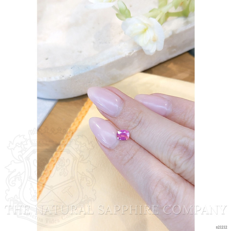 0.61 Ct. Pinkish Purple Sapphire from Ceylon (Sri Lanka)