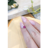 0.74 Ct. Purplish Pink Sapphire from Ceylon (Sri Lanka) Life Style