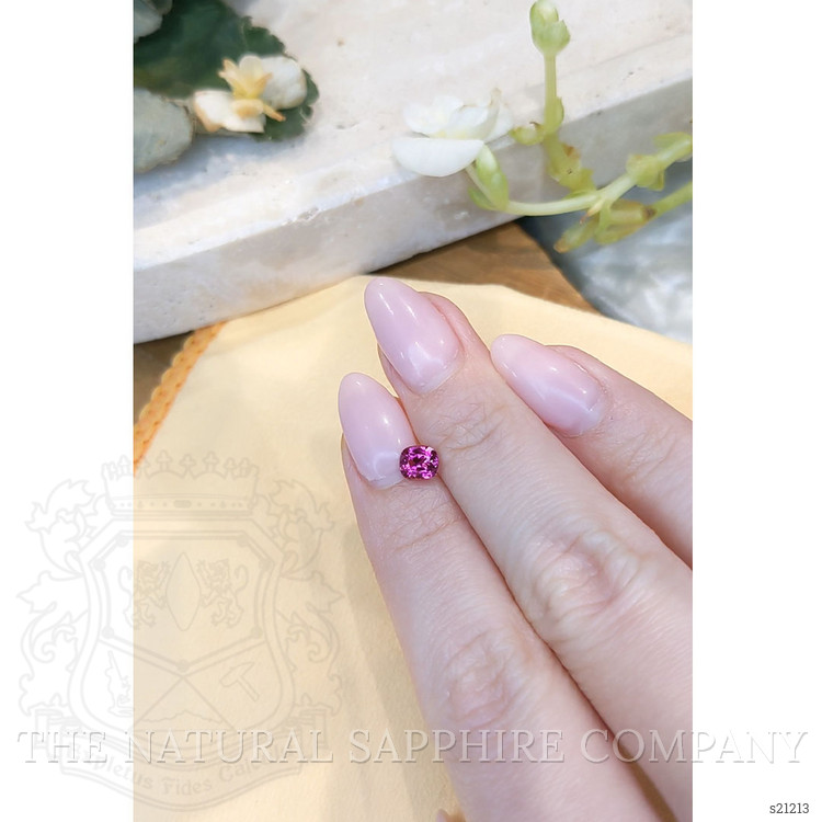 0.74 Ct. Purplish Pink Sapphire from Ceylon (Sri Lanka)