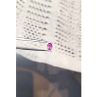 0.59 Ct. Purplish Pink Sapphire from Ceylon (Sri Lanka) Life Style