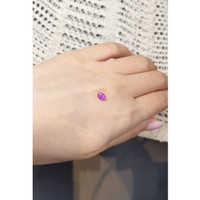 0.59 Ct. Purplish Pink Sapphire from Ceylon (Sri Lanka) Life Style
