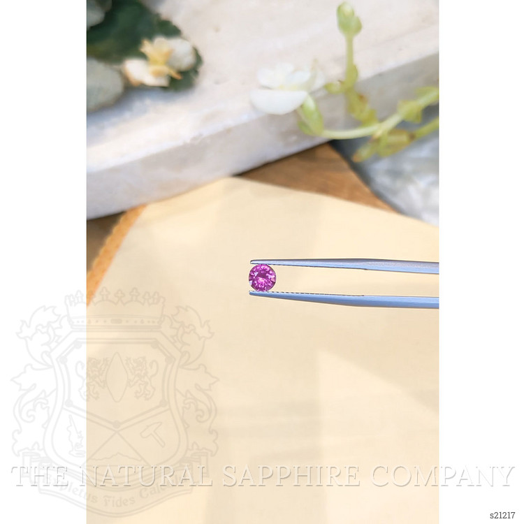 0.56 Ct. Pinkish Purple Sapphire from Ceylon (Sri Lanka)