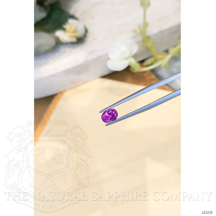 1.27 Ct. Purple Sapphire from Ceylon (Sri Lanka)