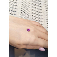 1.12 Ct. Purplish Pink Sapphire from Ceylon (Sri Lanka) Life Style