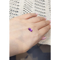 1.26 Ct. Pinkish Purple Sapphire from Ceylon (Sri Lanka) Life Style