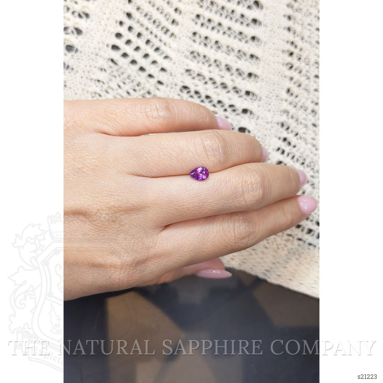 0.81 Ct. Pinkish Purple Sapphire from Ceylon (Sri Lanka)