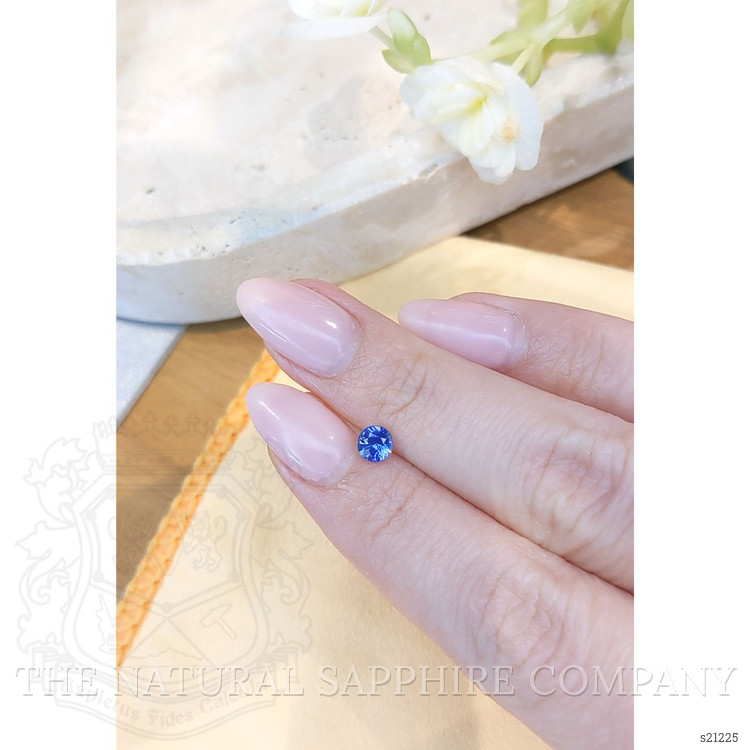 0.54 Ct. Blue Sapphire from Ceylon (Sri Lanka)