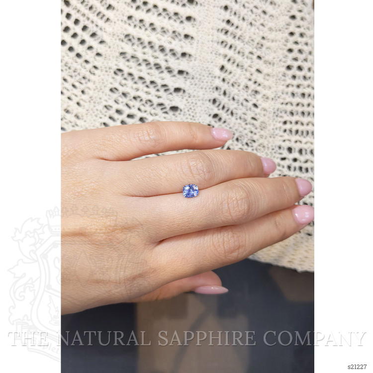 0.76 Ct. Blue Sapphire from Ceylon (Sri Lanka)