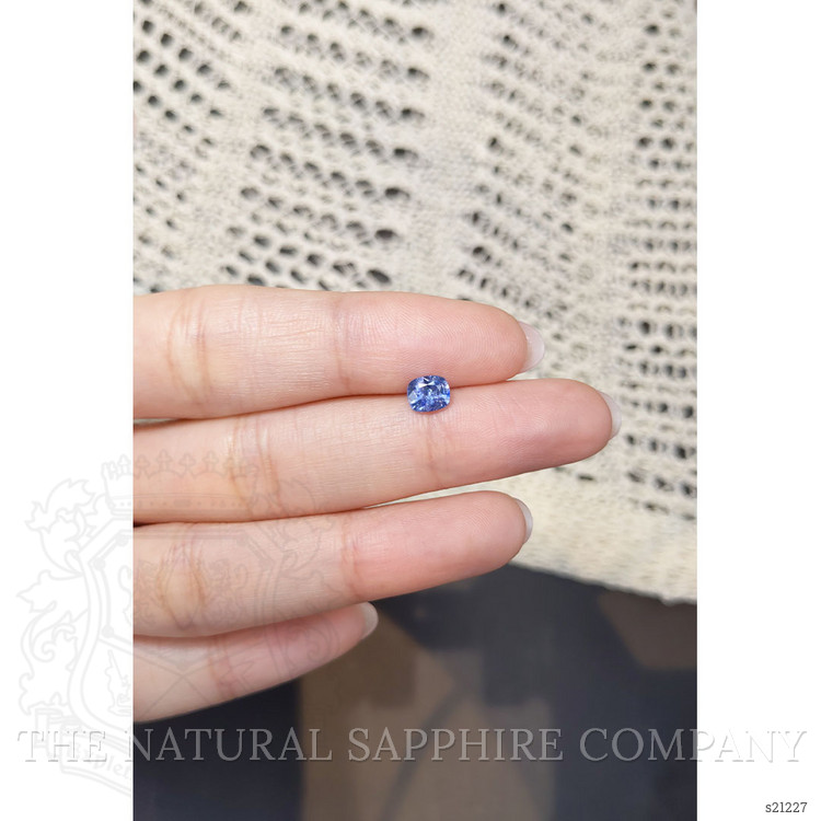 0.76 Ct. Blue Sapphire from Ceylon (Sri Lanka)