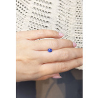 0.79 Ct. Blue Sapphire from Ceylon (Sri Lanka) Life Style