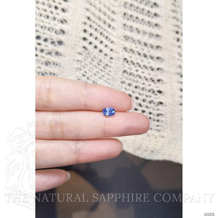 1.18 Ct. Blue Sapphire from Ceylon (Sri Lanka)