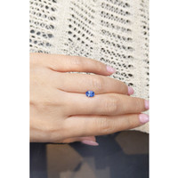 1.18 Ct. Blue Sapphire from Ceylon (Sri Lanka) Life Style