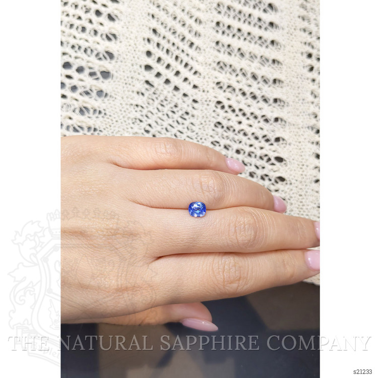 1.11 Ct. Blue Sapphire from Ceylon (Sri Lanka)