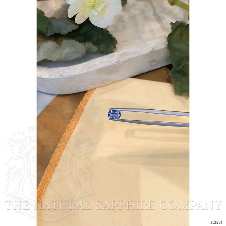 1.05 Ct. Blue Sapphire from Ceylon (Sri Lanka)