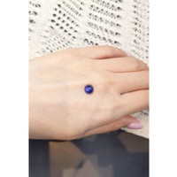 1.90 Ct. Blue Cabochon Sapphire from Ceylon (Sri Lanka) Life Style