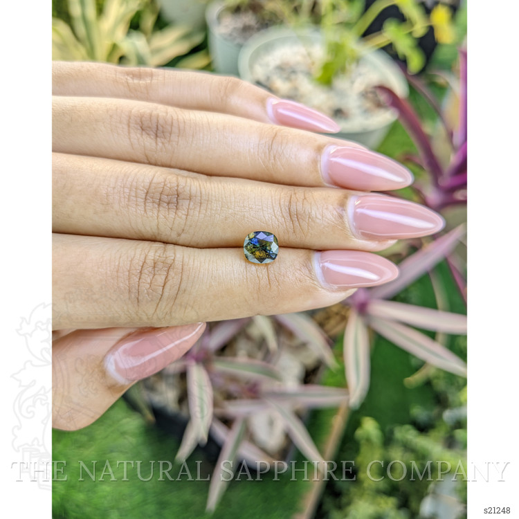 2.05 Ct. Bi Color Sapphire from Ceylon (Sri Lanka)