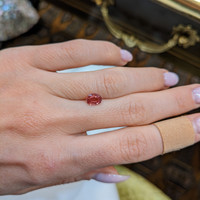 1.08 Ct. Padparadscha Sapphire from Ceylon (Sri Lanka) Life Style