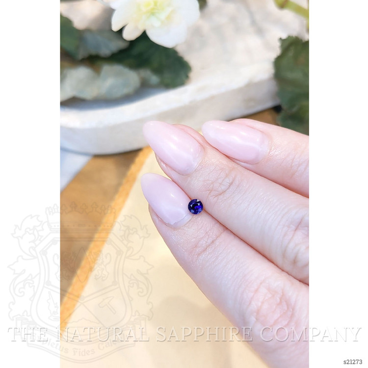 0.33 Ct. Blue Sapphire from Ceylon (Sri Lanka)
