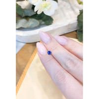 0.45 Ct. Blue Sapphire from Ceylon (Sri Lanka) Life Style