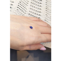 0.84 Ct. Blue Sapphire from Ceylon (Sri Lanka) Life Style