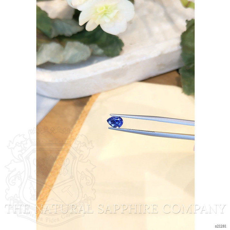 1.15 Ct. Blue Sapphire from Ceylon (Sri Lanka)