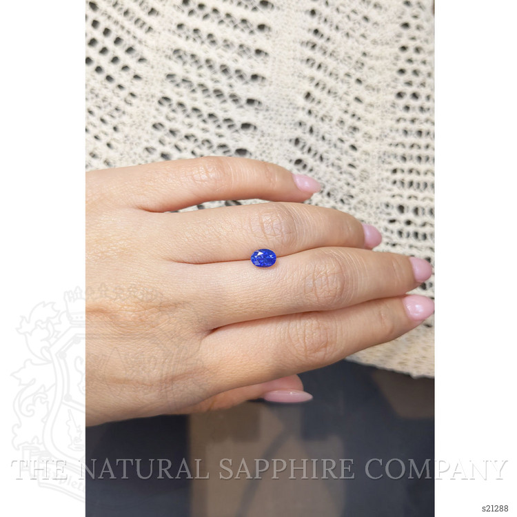 1.19 Ct. Purplish Blue Sapphire from Ceylon (Sri Lanka)