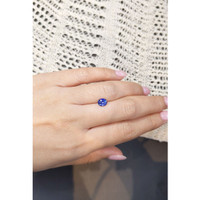 1.07 Ct. Blue Sapphire from Ceylon (Sri Lanka) Life Style