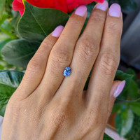 1.24 Ct. Blue Sapphire from Ceylon (Sri Lanka) Life Style