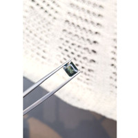 1.61 Ct. Bluish Green Sapphire from Madagascar Life Style