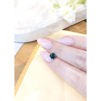 1.12 Ct. Greenish Blue Sapphire from Madagascar Life Style