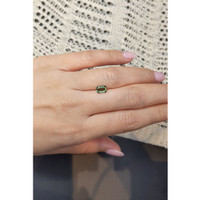 1.04 Ct. Green Sapphire from Madagascar Life Style