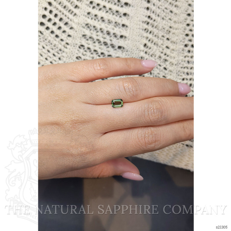 1.04 Ct. Green Sapphire from Madagascar