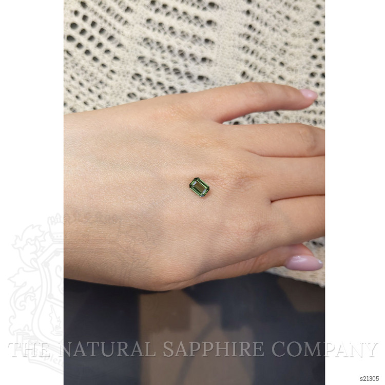 1.04 Ct. Green Sapphire from Madagascar
