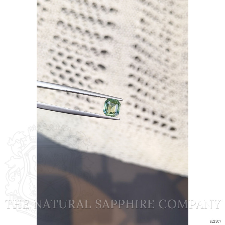 1.34 Ct. Yellowish Green Sapphire from Madagascar