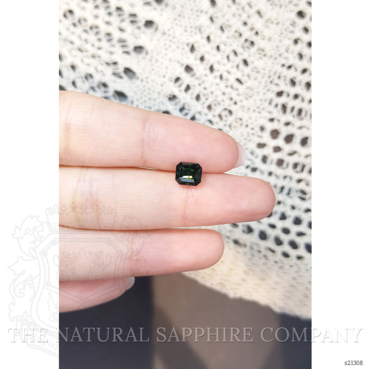 2.11 Ct. Bluish Green Sapphire from Madagascar