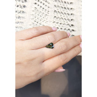 2.34 Ct. Green Sapphire from Madagascar Life Style