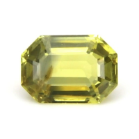 0.82 Ct. Greenish Yellow Sapphire from Madagascar Video