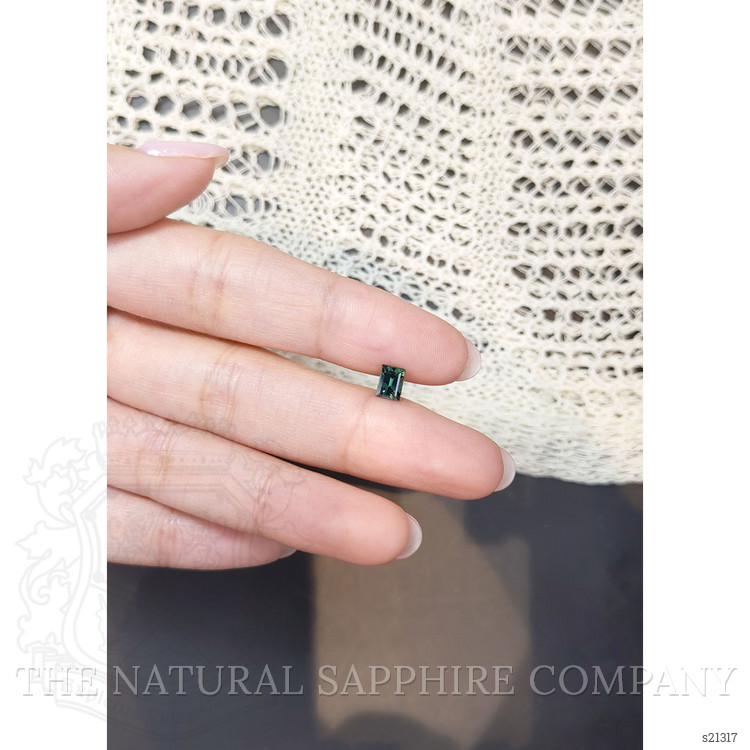 0.94 Ct. Bluish Green Sapphire from Madagascar