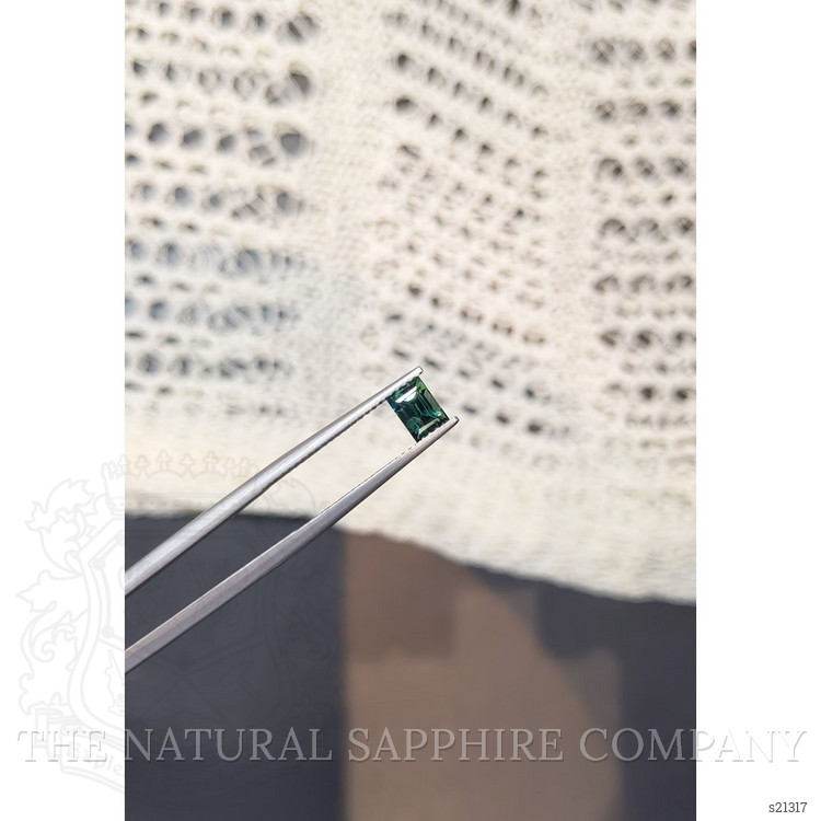 0.94 Ct. Bluish Green Sapphire from Madagascar