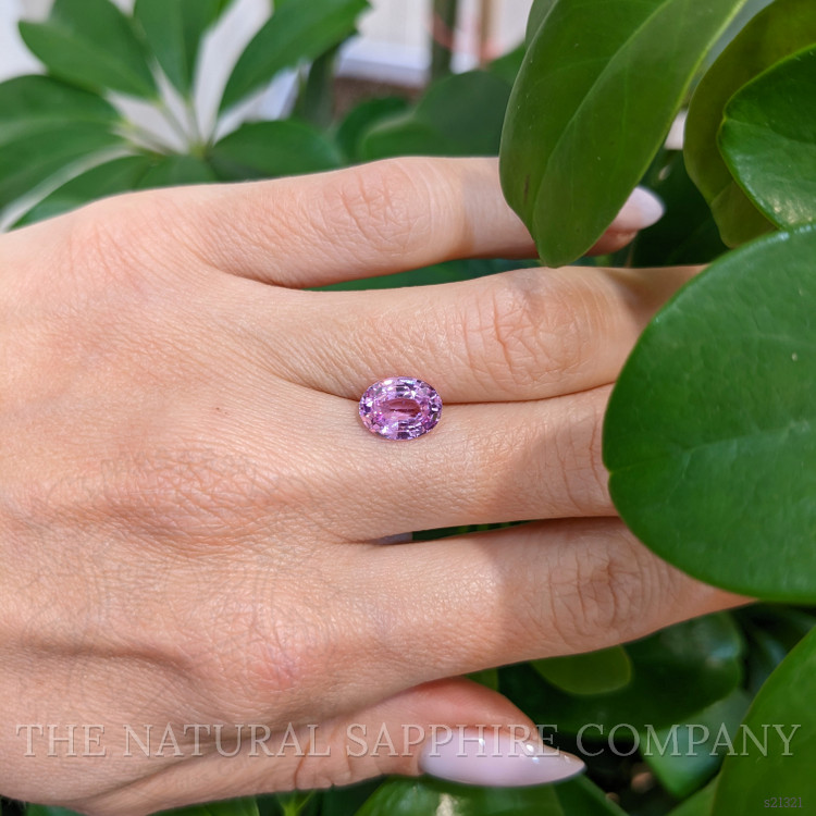 2.36 Ct. Purplish Pink Sapphire from Ceylon (Sri Lanka)