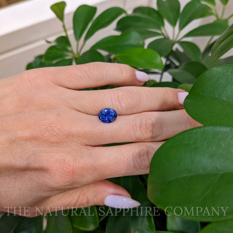 3.06 Ct. Blue Sapphire from Ceylon (Sri Lanka)