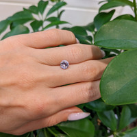 1.45 Ct. Purple Sapphire from Ceylon (Sri Lanka) Life Style